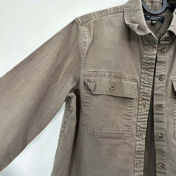 Banana Republic Dillon Long Sleeve Button Up Shirt Brown Women's XS Safari Boho - Picture 4 of 11